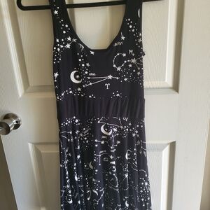 Milky Way skater dress by Killstar